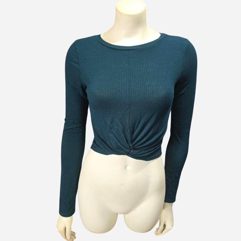 Scott long sleeve crop top‎